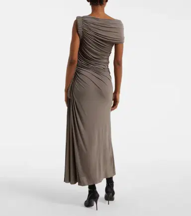 Alaïa Alaïa Asymmetric midi dress | Thumbnail 3