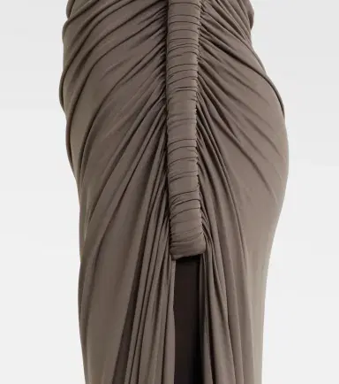 Alaïa Alaïa Asymmetric midi dress | Thumbnail 6