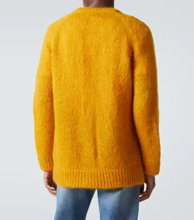 Valentino Cable-knit mohair-blend cardigan | Thumbnail 5