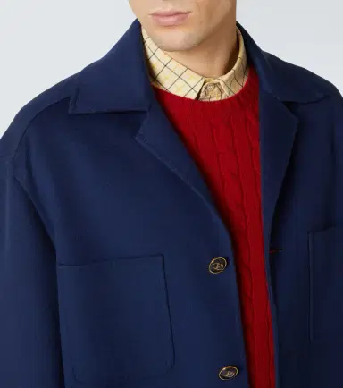Valentino Wool and cashmere overshirt | Thumbnail 2