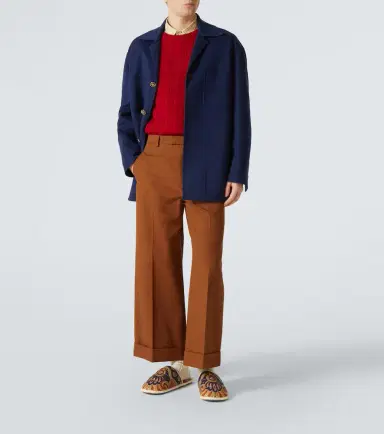 Valentino Wool and cashmere overshirt | Thumbnail 3