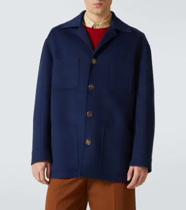 Valentino Wool and cashmere overshirt | Thumbnail 6