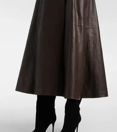 Alaïa Alaïa Leather coat | Thumbnail 4 Alaïa Alaïa Leather coat | Thumbnail 4