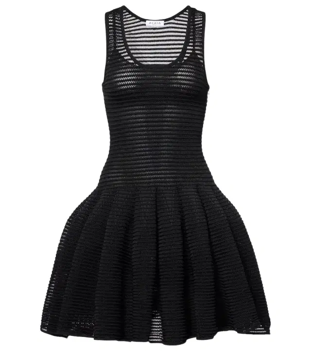 Alaïa Crinoline knitted minidress
