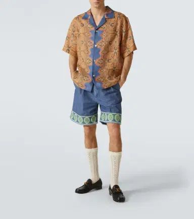 Valentino Printed linen shirt | Thumbnail 3