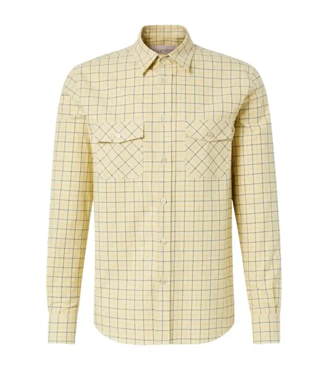 Valentino Checked cotton shirt