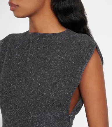 Alaïa Alaïa Godet silk-blend minidress | Thumbnail 4
