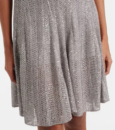 Alaïa Alaïa Sequined knitted minidress | Thumbnail 3