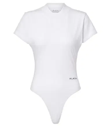 Alaïa Alaïa Cotton jersey bodysuit | Thumbnail 1