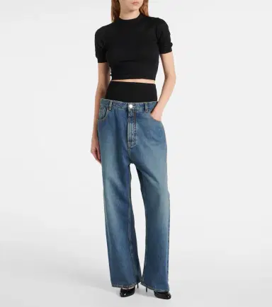 Alaïa Alaïa Cropped cashmere top | Thumbnail 2
