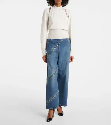 Alaïa Alaïa Cutout wool sweater | Thumbnail 3 Alaïa Alaïa Cutout wool sweater | Thumbnail 3