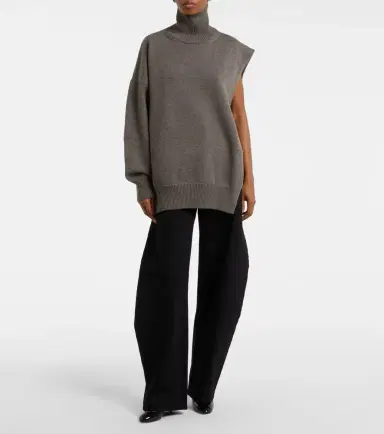 Alaïa Alaïa Sided virgin wool sweater | Thumbnail 2