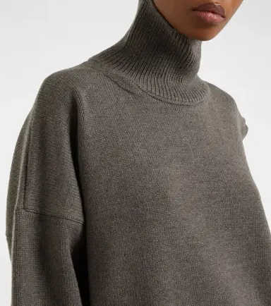Alaïa Alaïa Sided virgin wool sweater | Thumbnail 4