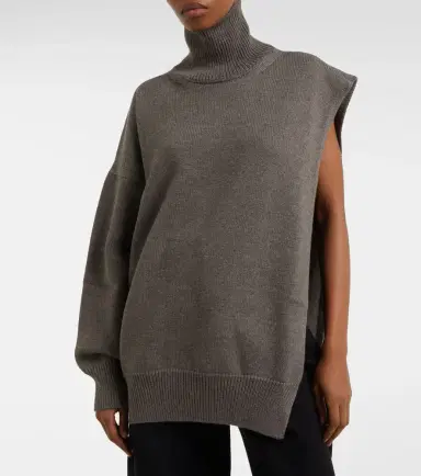Alaïa Alaïa Sided virgin wool sweater | Thumbnail 6