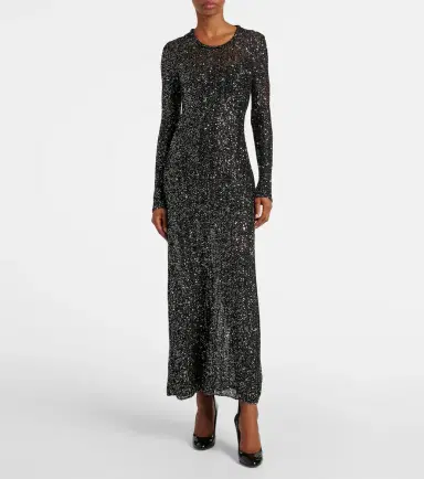 Alaïa Alaïa Sequined midi dress | Thumbnail 2