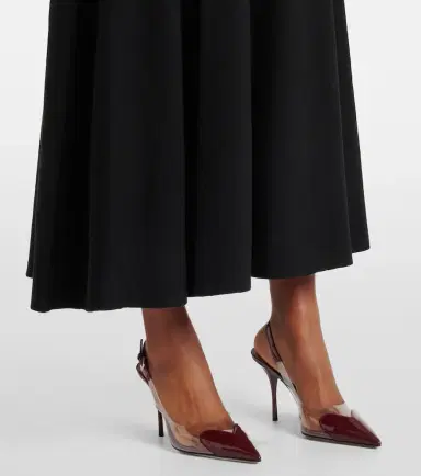 Alaïa Alaïa Belted wool-blend midi dress | Thumbnail 5