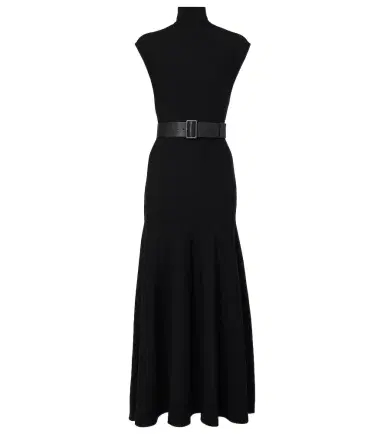 Alaïa Alaïa Belted wool-blend midi dress | Thumbnail 1