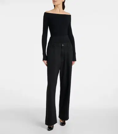 Alaïa Alaïa High-rise straight jeans | Thumbnail 5 Alaïa Alaïa High-rise straight jeans | Thumbnail 5