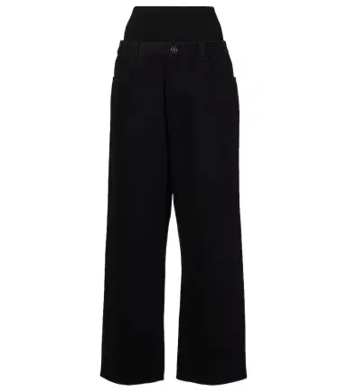 Alaïa Alaïa High-rise straight jeans | Thumbnail 1 Alaïa Alaïa High-rise straight jeans | Thumbnail 1