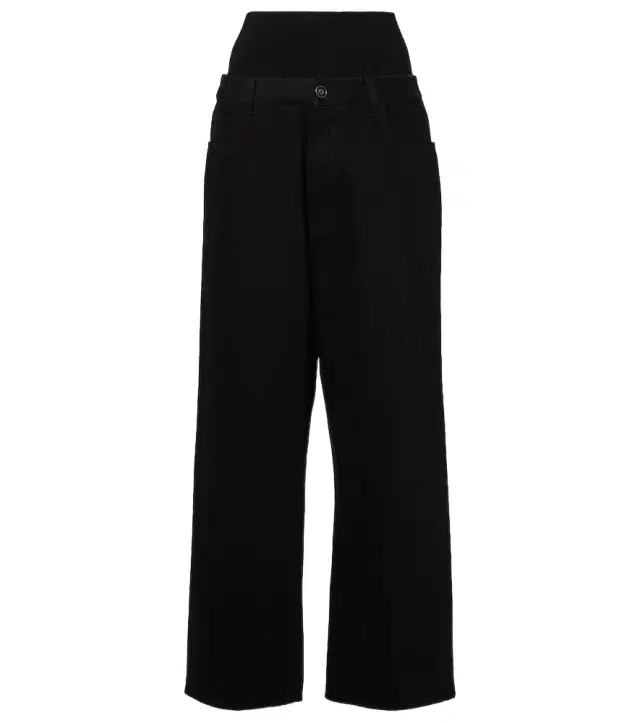 Alaia Alaïa High-rise straight jeans