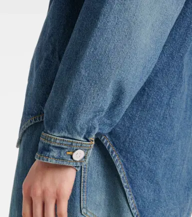Alaïa Alaïa Hooded denim shirt | Thumbnail 2