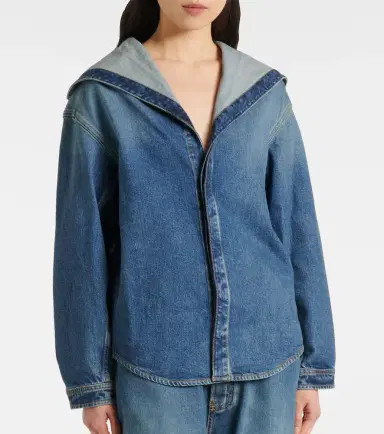 Alaïa Alaïa Hooded denim shirt | Thumbnail 3