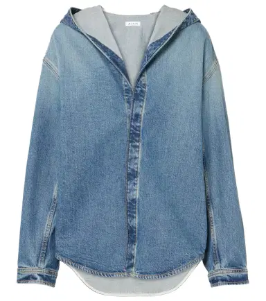 Alaïa Alaïa Hooded denim shirt | Thumbnail 1