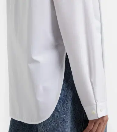 Alaïa Alaïa Scarf cotton blouse | Thumbnail 4