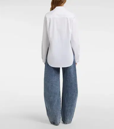 Alaïa Alaïa Scarf cotton blouse | Thumbnail 5