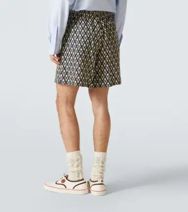 Valentino Toute La V linen Bermuda shorts | Thumbnail 2