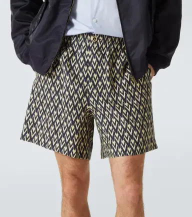 Valentino Toute La V linen Bermuda shorts | Thumbnail 3