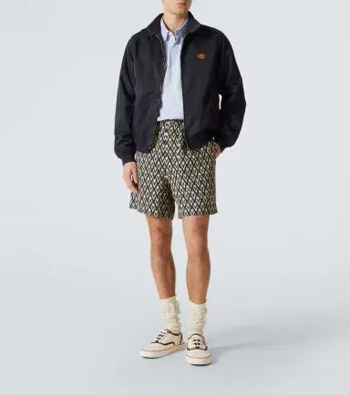 Valentino Toute La V linen Bermuda shorts | Thumbnail 5