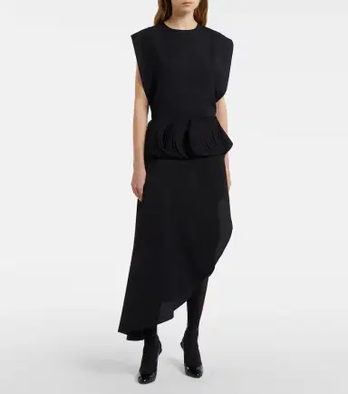 Alaïa Alaïa Milfeuil midi dress | Thumbnail 2