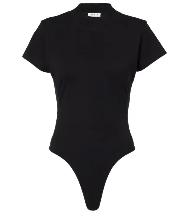 Alaïa Cotton-blend bodysuit