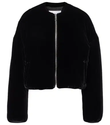 Alaïa Alaïa Velvet bomber jacket | Thumbnail 1 Alaïa Alaïa Velvet bomber jacket | Thumbnail 1
