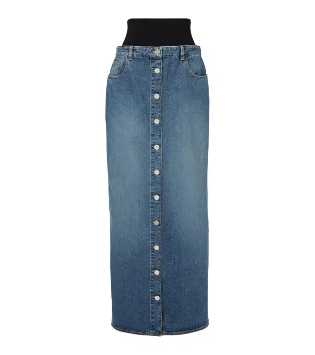 Alaia Alaïa Denim maxi skirt