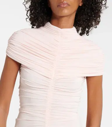Alaïa Alaïa Ruched jersey midi dress | Thumbnail 5