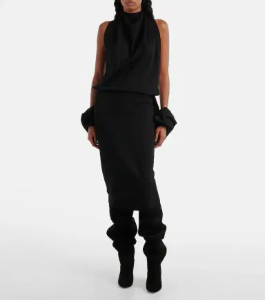 Alaïa Alaïa Cut Out midi dress | Thumbnail 2