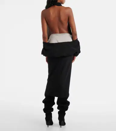 Alaïa Alaïa Cut Out midi dress | Thumbnail 7