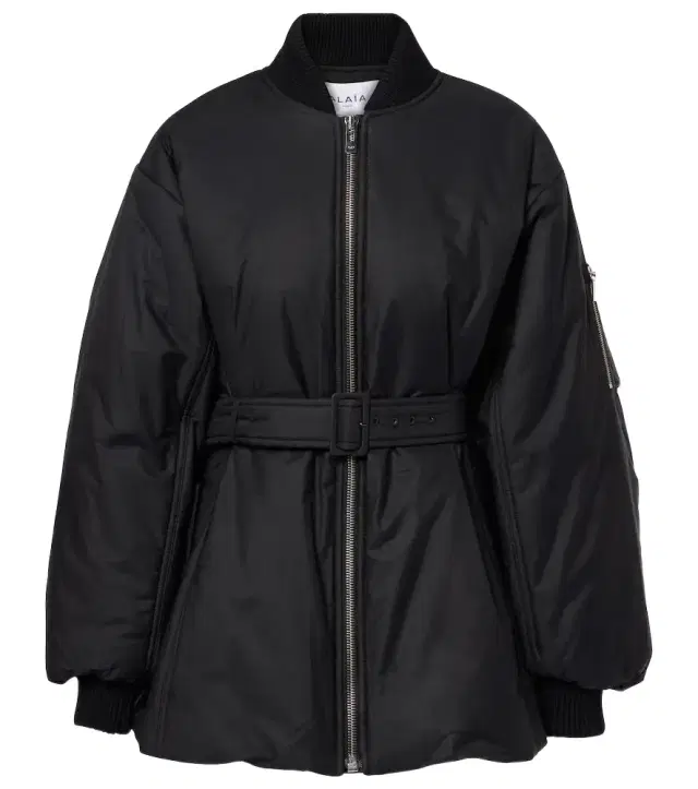 Alaia Alaïa Belted cotton-blend jacket