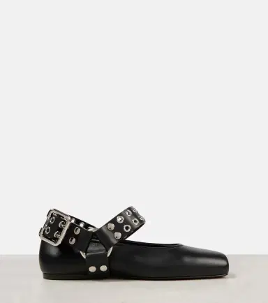 Alaïa Alaïa Studded leather Mary Jane flats | Thumbnail 2 Alaïa Alaïa Studded leather Mary Jane flats | Thumbnail 2