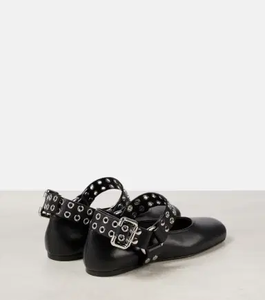 Alaïa Alaïa Studded leather Mary Jane flats | Thumbnail 3 Alaïa Alaïa Studded leather Mary Jane flats | Thumbnail 3