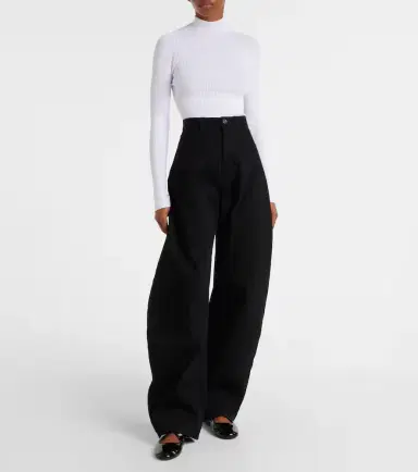 Alaïa Alaïa Criss Cross patent leather ballet flats | Thumbnail 5