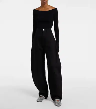 Alaïa Alaïa Embellished suede Mary Jane flats | Thumbnail 5