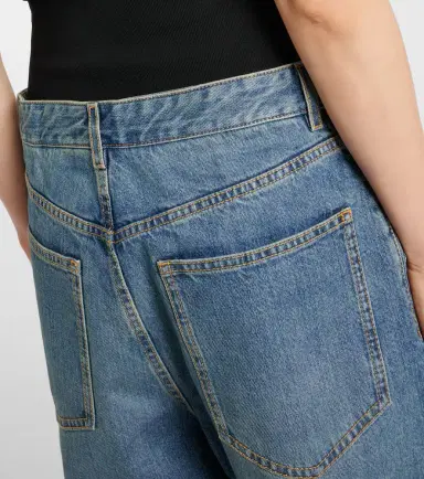 Alaïa Alaïa Cropped barrel-leg jeans | Thumbnail 2 Alaïa Alaïa Cropped barrel-leg jeans | Thumbnail 2