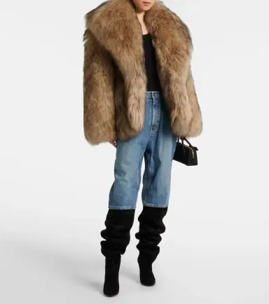 Alaïa Alaïa Cropped barrel-leg jeans | Thumbnail 3 Alaïa Alaïa Cropped barrel-leg jeans | Thumbnail 3