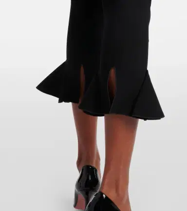 Nensi Dojaka Cropped flared capri pants | Thumbnail 3