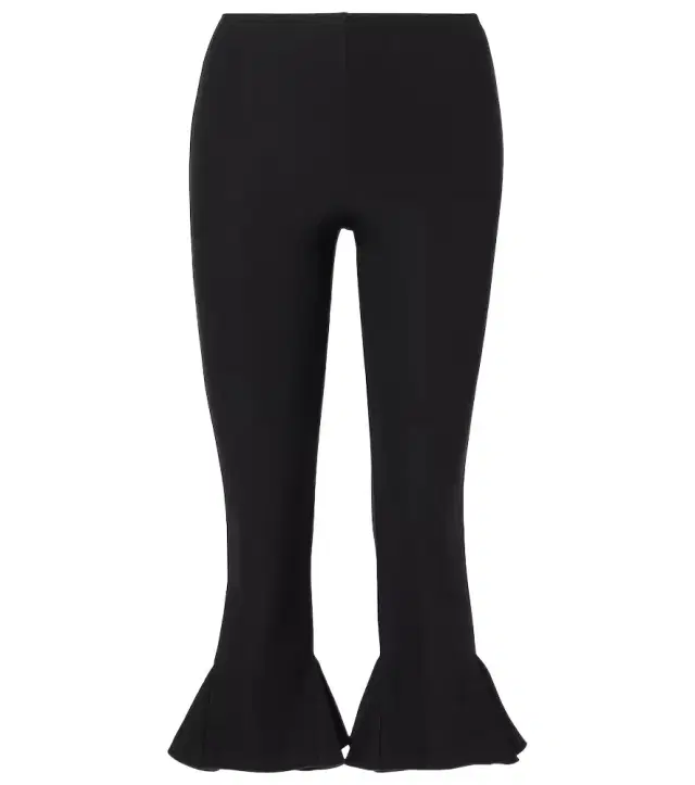 Nensi Dojaka Cropped flared capri pants