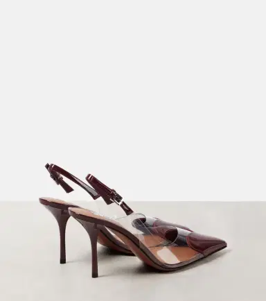 Alaïa Alaïa Le Caur 90 leather and PU slingback pumps | Thumbnail 2 Alaïa Alaïa Le Caur 90 leather and PU slingback pumps | Thumbnail 2