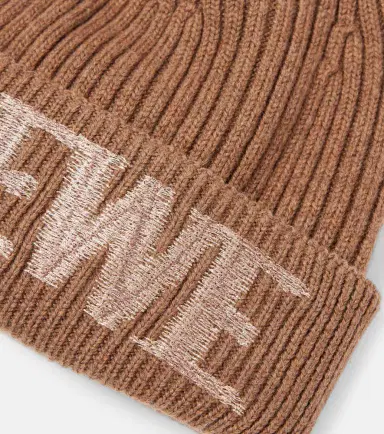 Loewe Logo ribbed-knit wool-blend beanie | Thumbnail 2